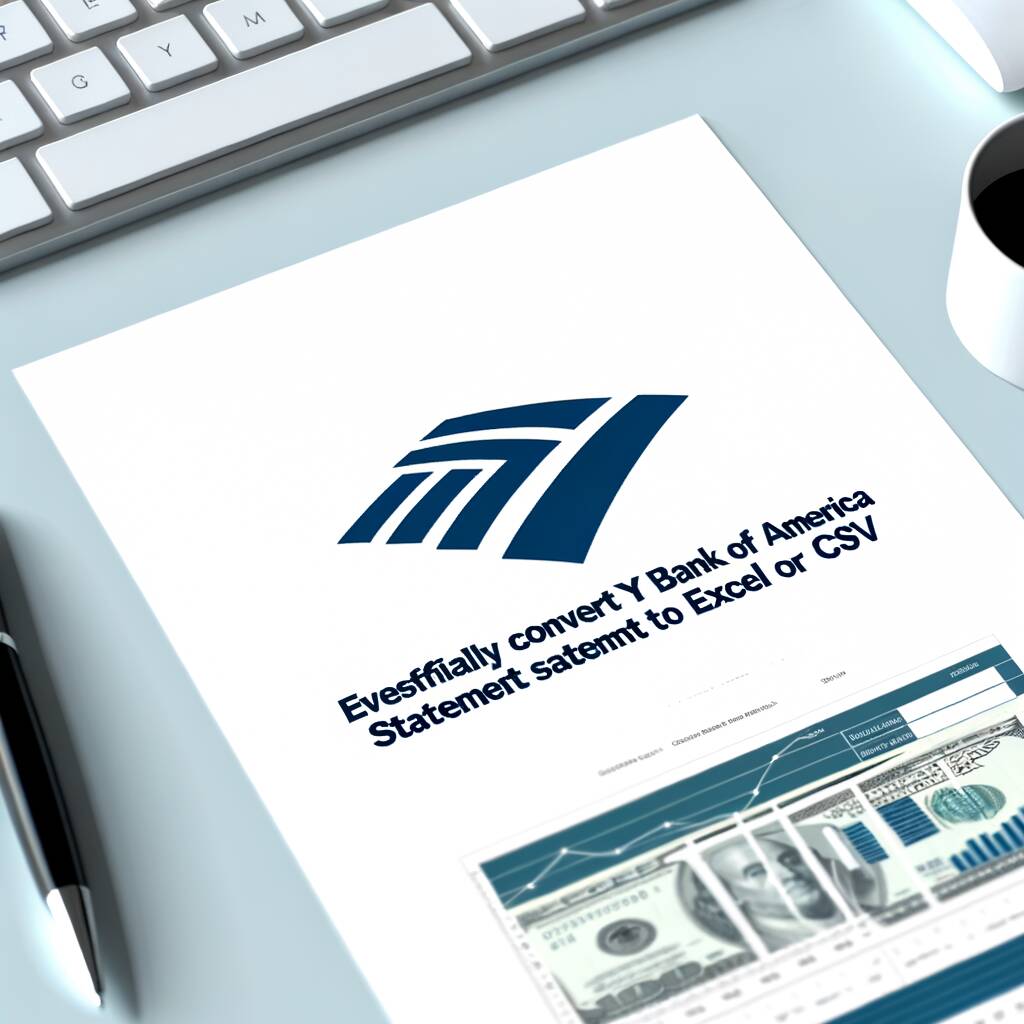 Effortlessly Convert Your Bank of America Statement to Excel or CSV